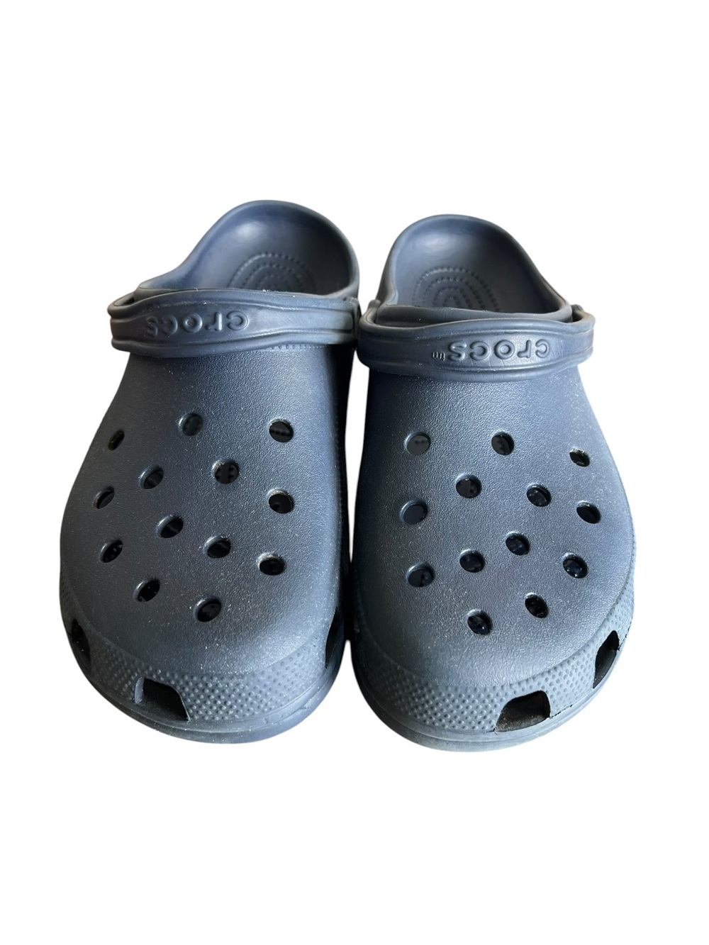 Crocs Classic Clog Men Size 14 Slip On Shoes Navy Blue Water-Friendly Sandals